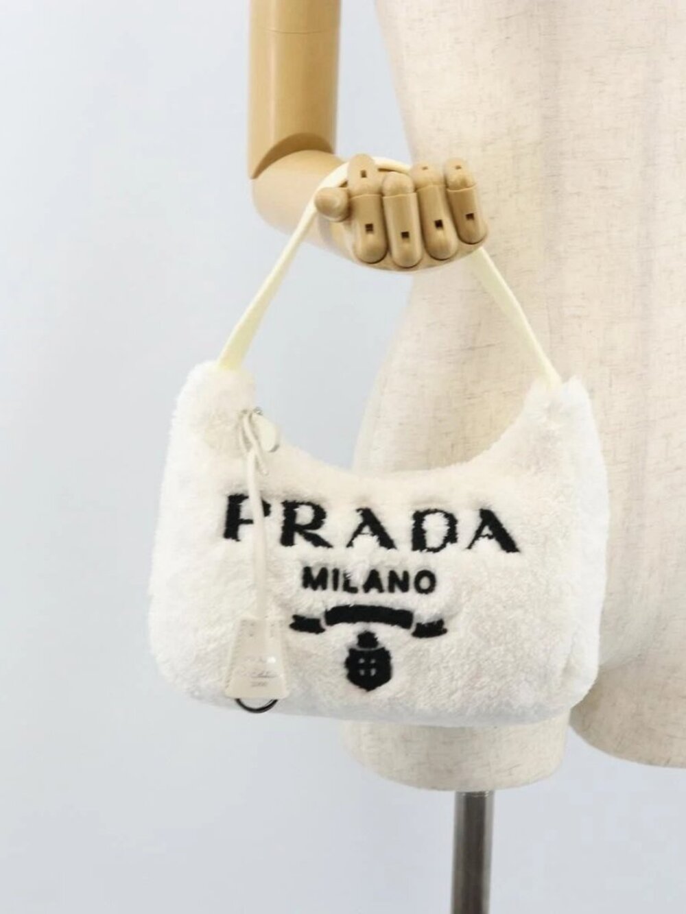 RADA Hand pouch Hand Bag pile White